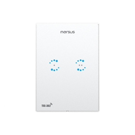 کلید برق روشنایی دیجیتال تاچ دو پل مرصوص TEC 362