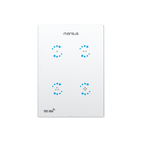 کلید برق روشنایی دیجیتال تاچ چهار پل مرصوص TEC 364